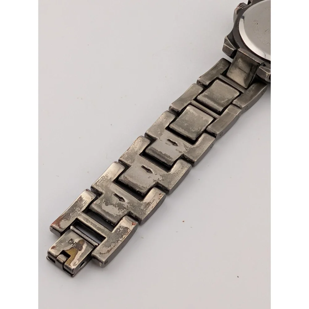 NY&C Watch Women 32mm Case Gunmetal Tone 7.25